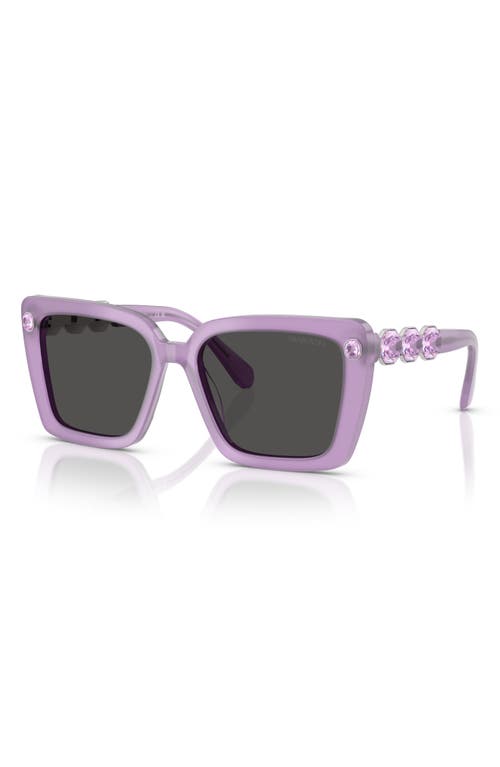 Swarovski 55mm Square Sunglasses