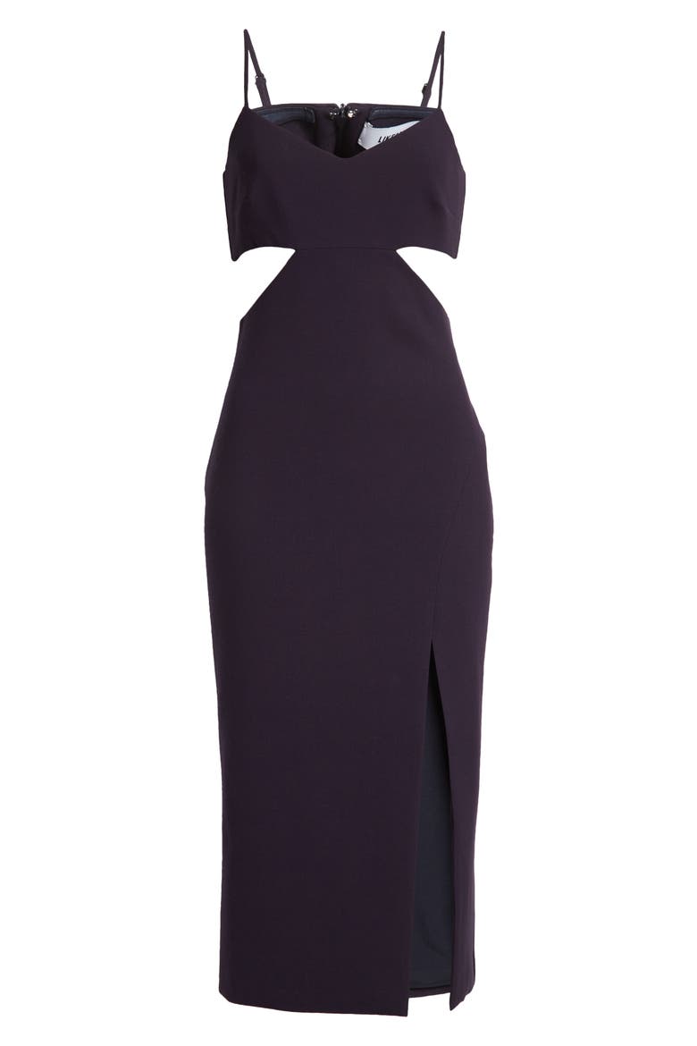 Kimmie Cutout Dress, Alternate, color, NAVY