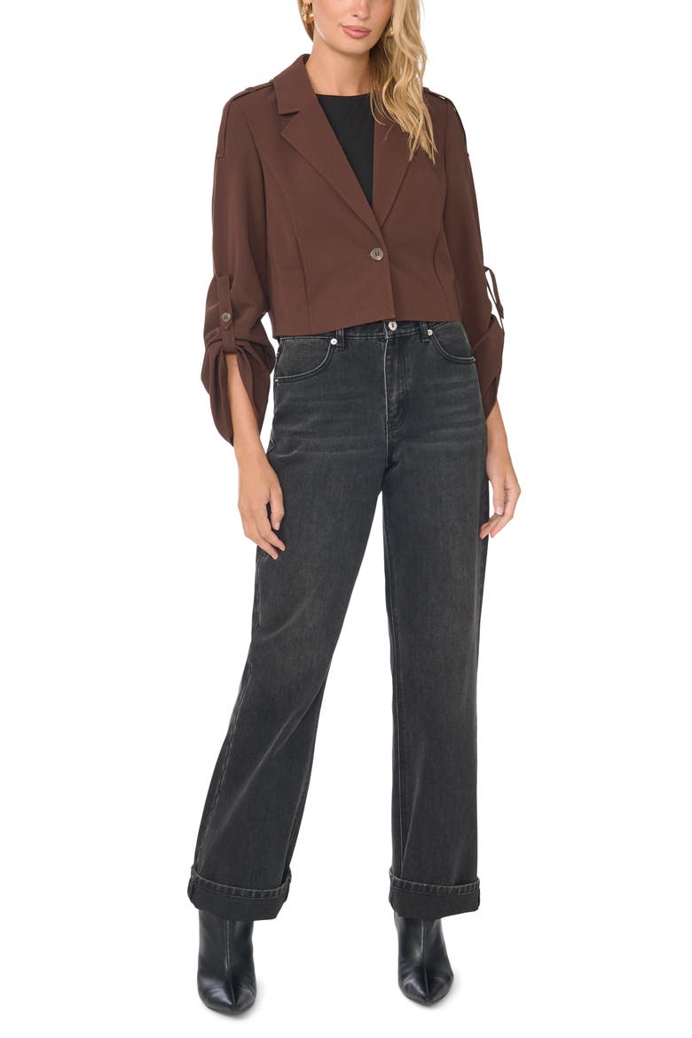 Tie Cuff Trench Jacket, Alternate, color, CAPPUCCINO