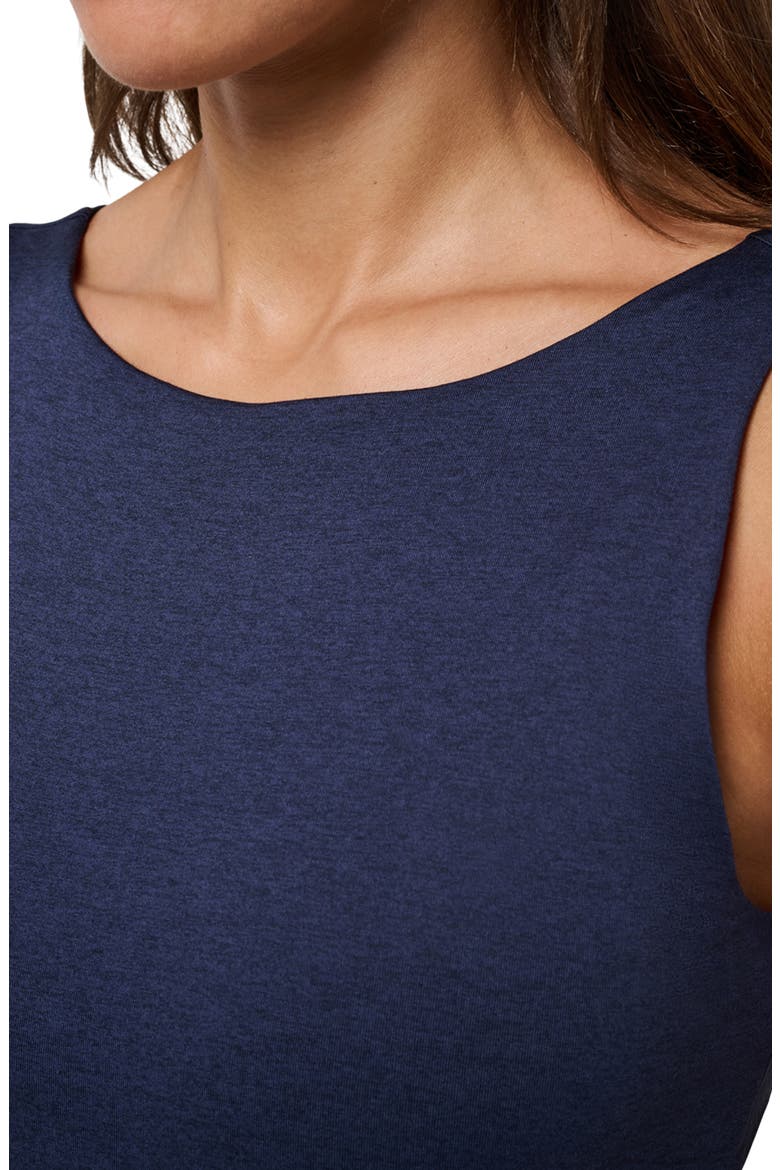 Skyline Jersey Tank Dress, Alternate, color, HEATHER NAVY BLAZER