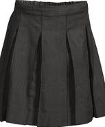 Lands' End School Uniform Girls Solid Box Pleat Skirt Below the Knee