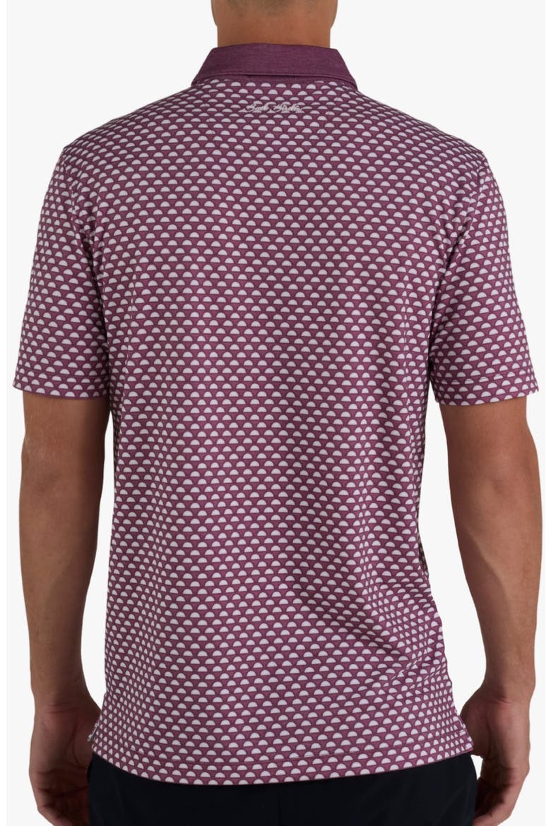 Evolution Performance Piqué Golf Polo, Alternate, color, LIP OUT - VELVET