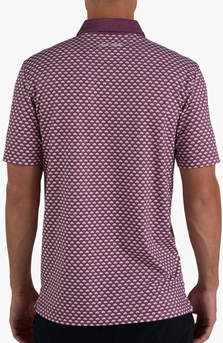 Bad Birdie Evolution Performance Piqué Golf Polo, Alternate, color, Lip Out - Velvet