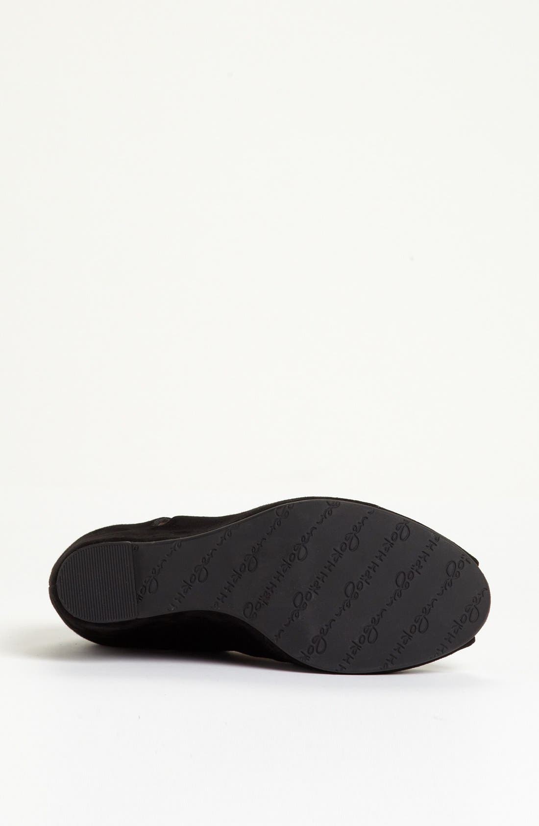 'Katie' Wedge Pump, Alternate, color, BLACK SUEDE
