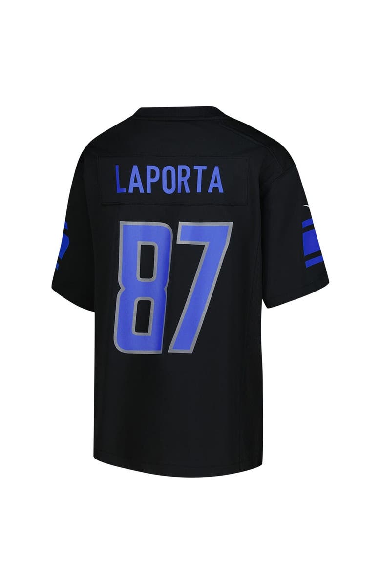 Nike Youth Nike Sam LaPorta Black Detroit Lions Game Jersey, Alternate, color, Black