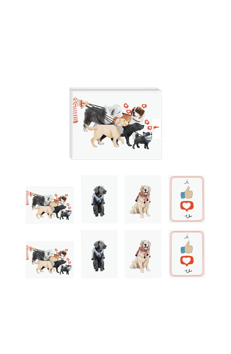 Ramus & Co Dog Lover Assorted Set of Greeting Cards, Main, color, Multi-Pack