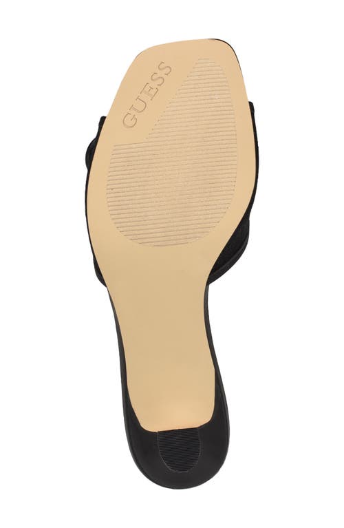 Guess Dista Slide Sandal In Black