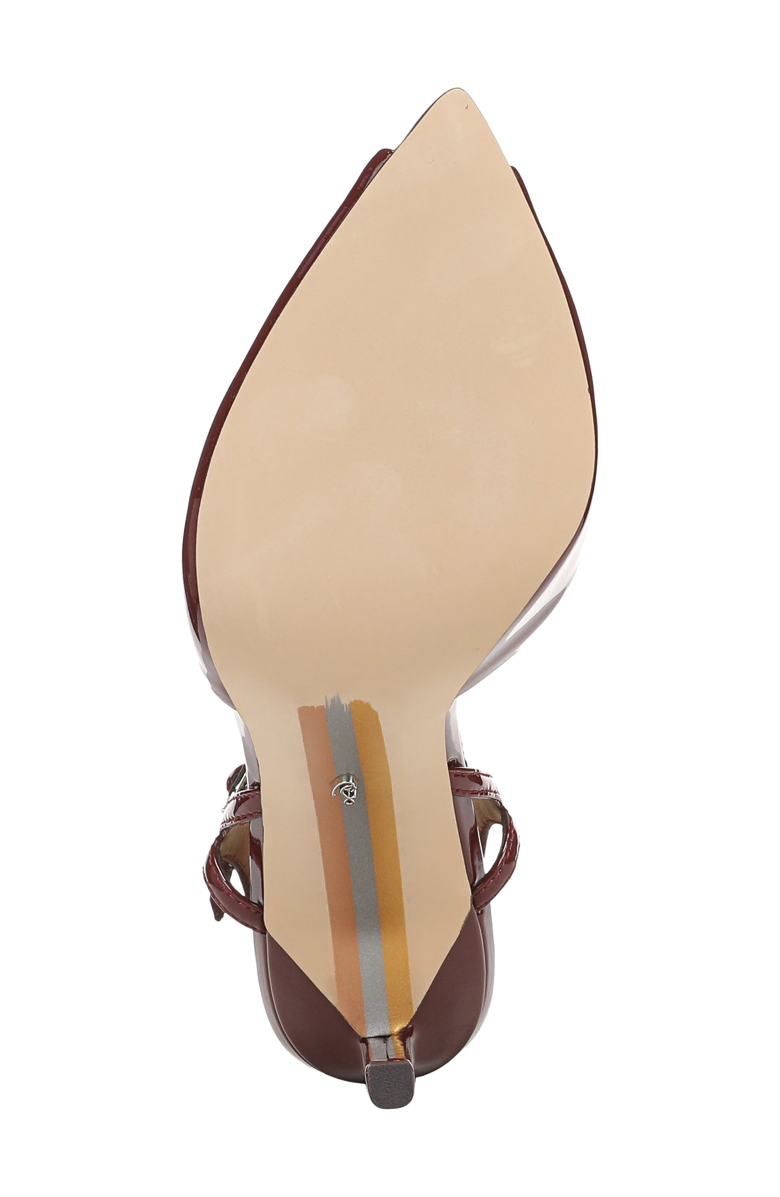 Tinslie Peep Toe Sandal, Alternate, color, FRENCH MERLOT