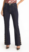 The Noli Shop Veronica Button Jean