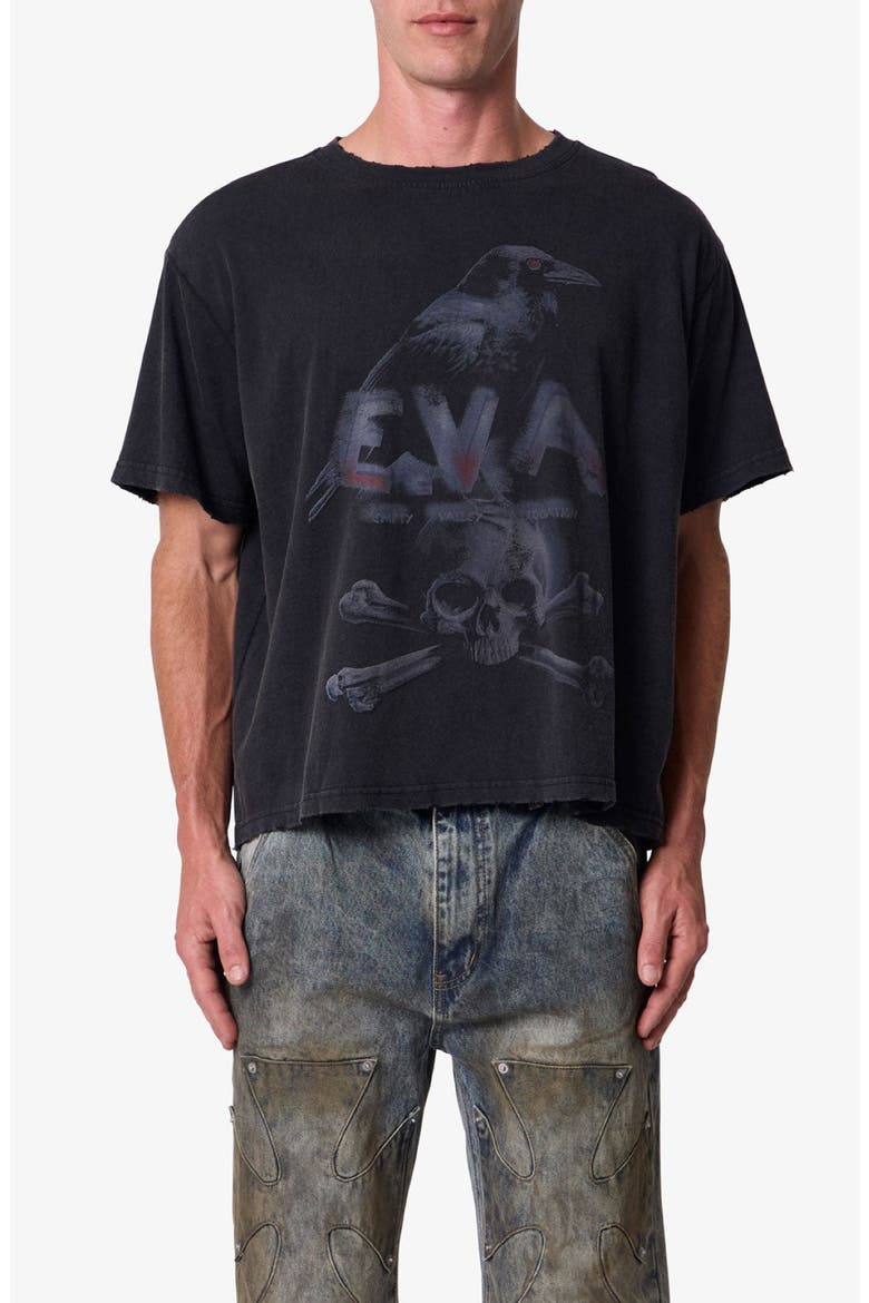 Eva Cotton Graphic T-Shirt, Main, color, WASHED BLACK