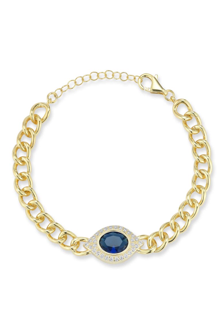 Evil Eye Bracelet, Main, color, GOLD