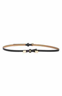 Kate Spade New York 8mm shoestring bow belt