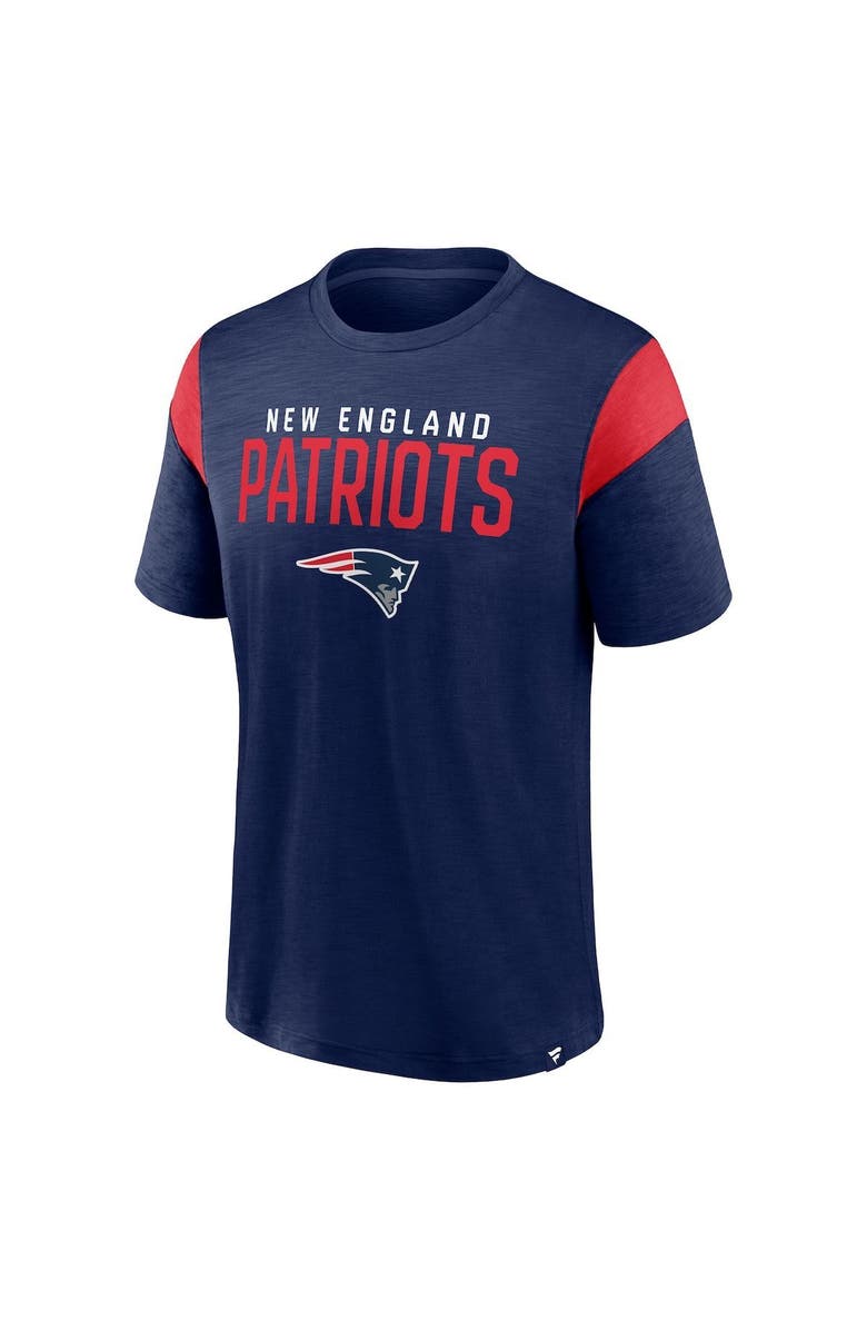 FANATICS Men's Fanatics Branded Navy New England Patriots Home Stretch Team T-Shirt, Alternate, color, 