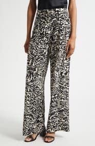 Ulla Johnson Aviva Wide Leg Silk Pants