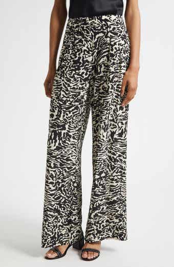Aviva Wide Leg Silk Pants