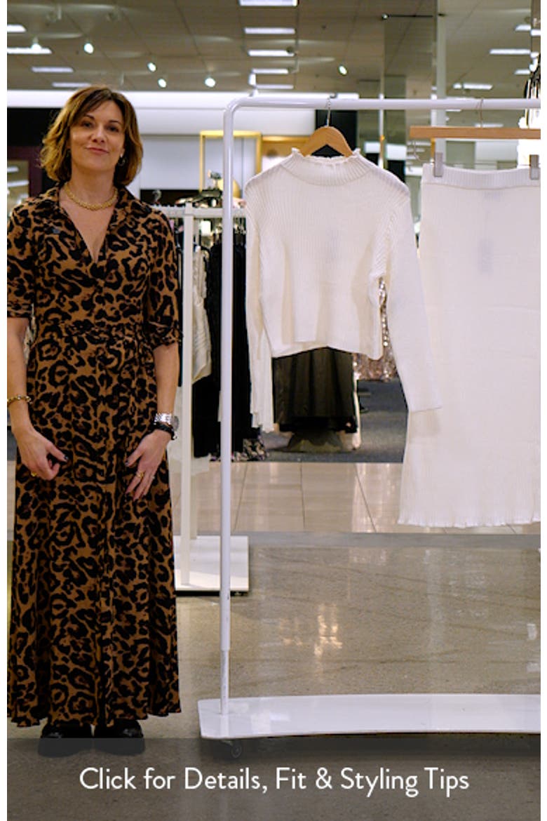 Payton Mock Neck Top & Maxi Skirt Rib Set video