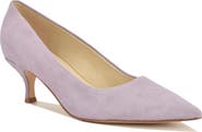 Nine West Siskp Pointed Toe Kitten Heel Pump