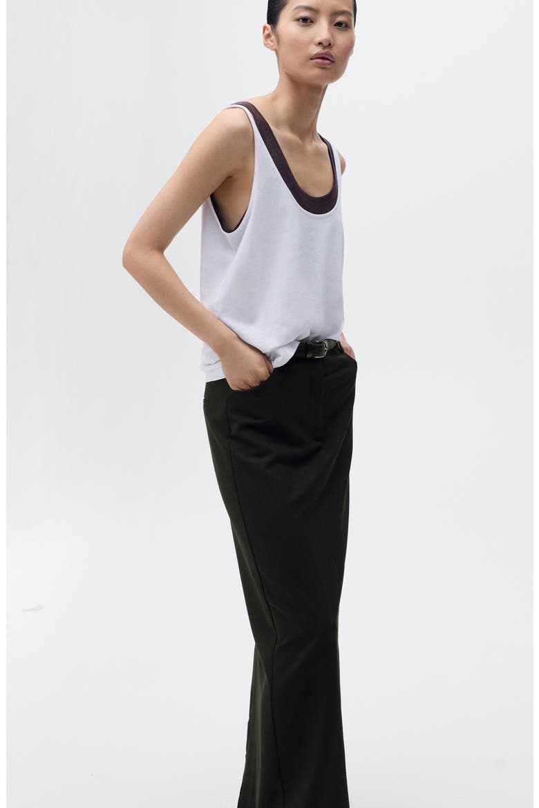 High Waist Pencil Skirt, Alternate, color, BLACK