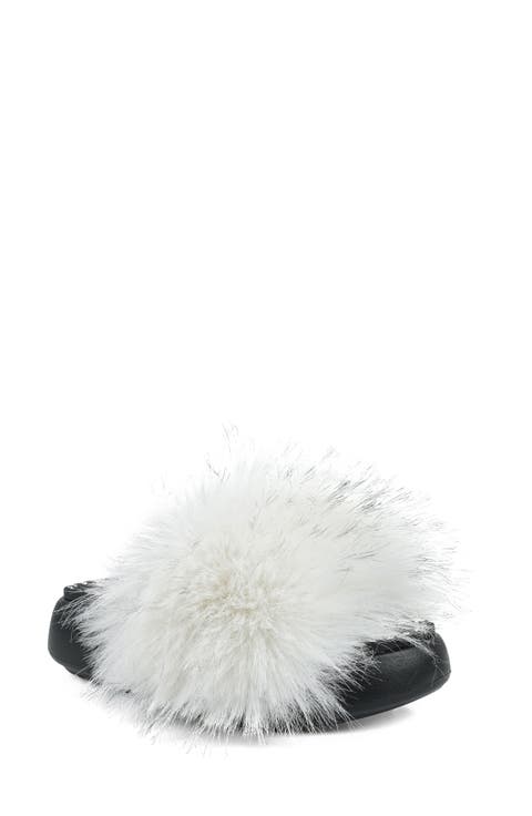 Fabbi Faux Fur Platform Sandal (Women)