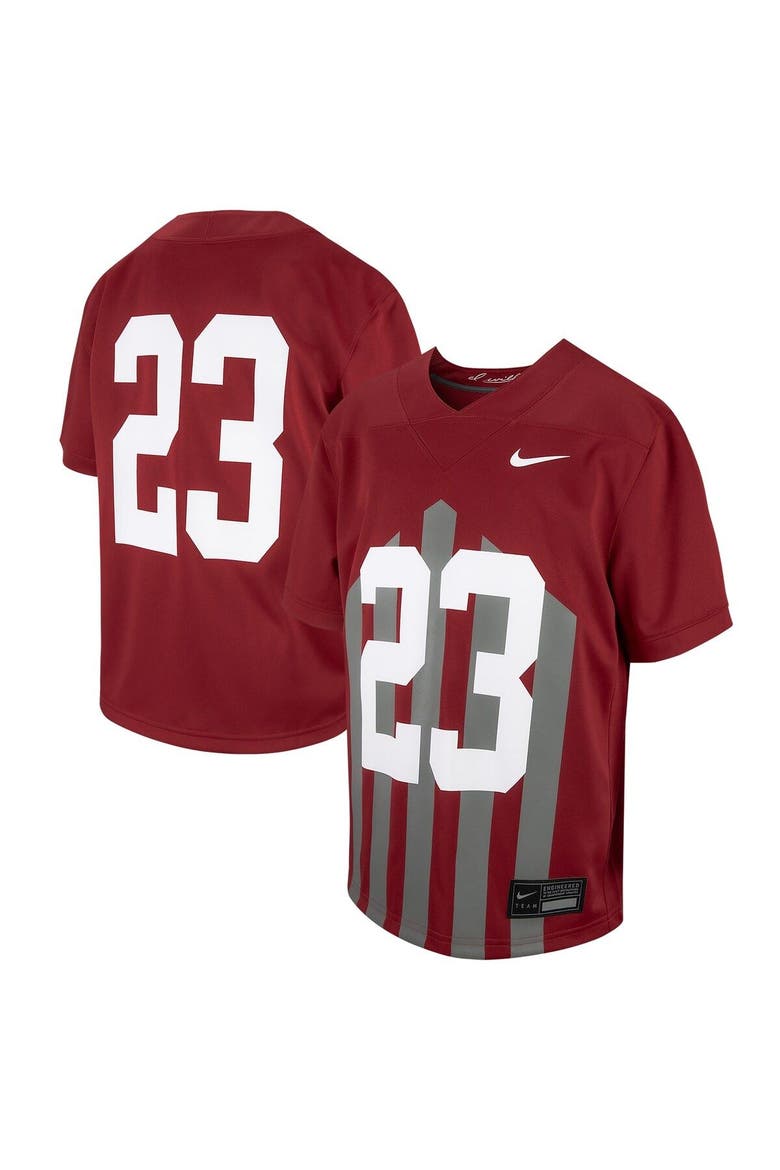 Youth Nike # Cardinal Iowa State Cyclones Football Game Jersey, Main, color, Cardinal
