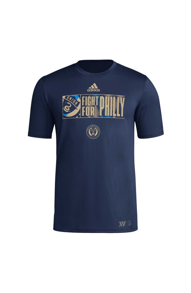 adidas Men's adidas Navy Philadelphia Union 2024 Jersey Hook AEROREADY T-Shirt, Alternate, color, Navy