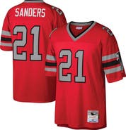 Mitchell & Ness Men's Mitchell & Ness Deion Sanders Red Atlanta Falcons Legacy Replica Jersey