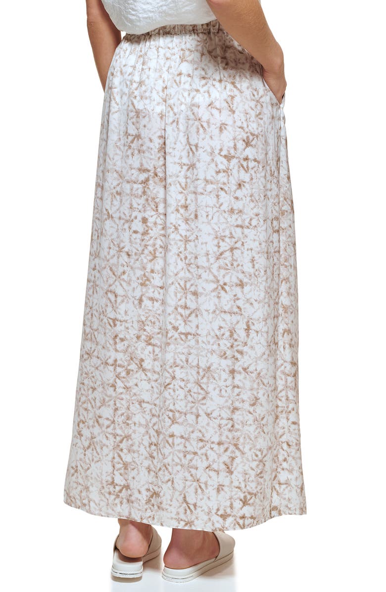 DKNY Print Box Pleat Skirt, Alternate, color, 