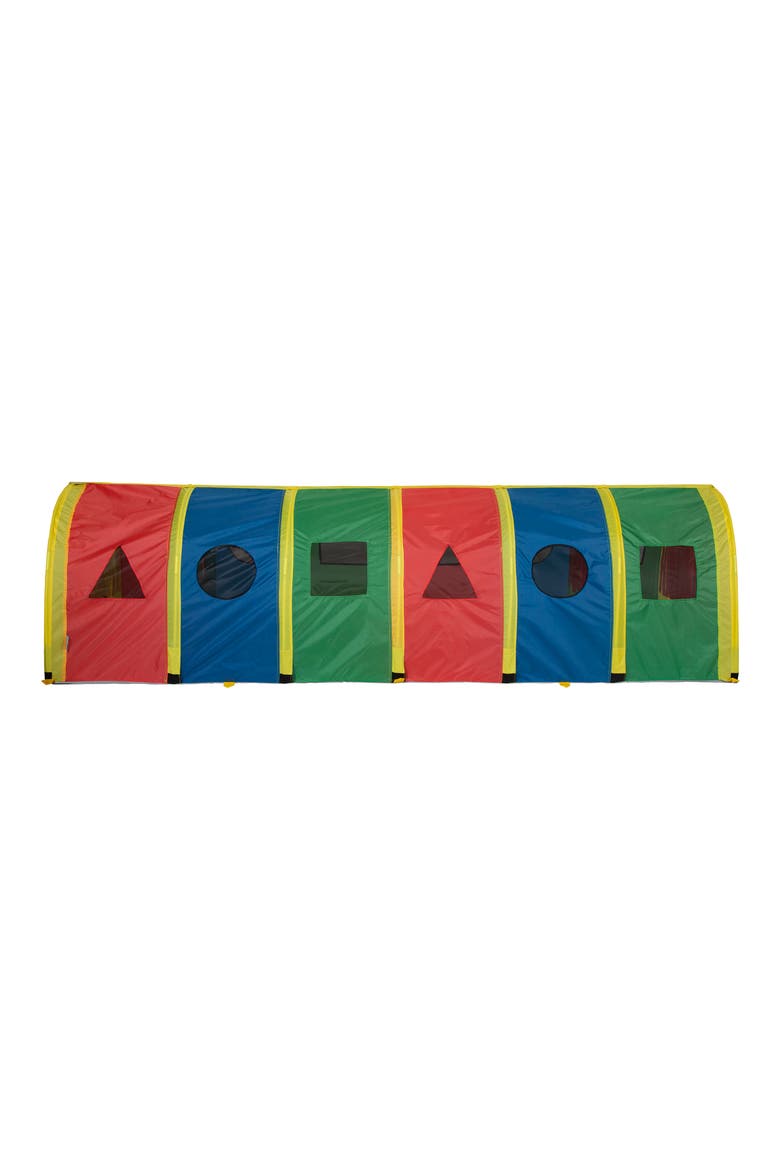Super Sensory 9-Foot Walk-Through Tunnel, Main, color, RED BLUE YELLOW GREEN