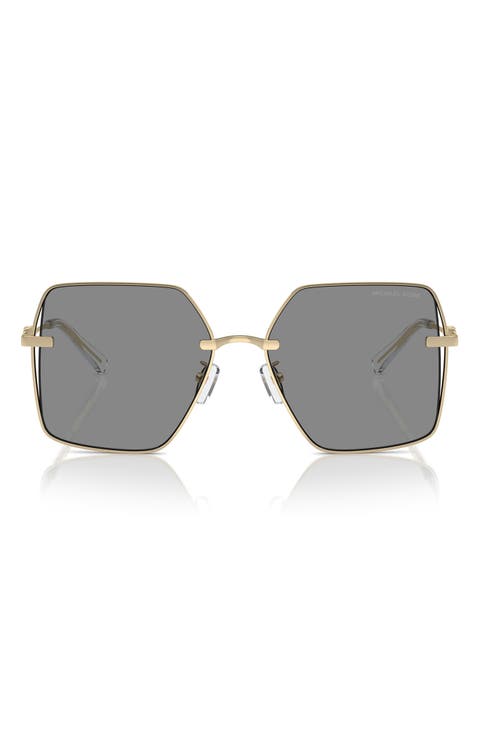 Sanya 58mm Square Sunglasses