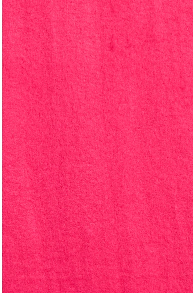 Oversized Brushed Scarf, Alternate, color, FUCHSIA