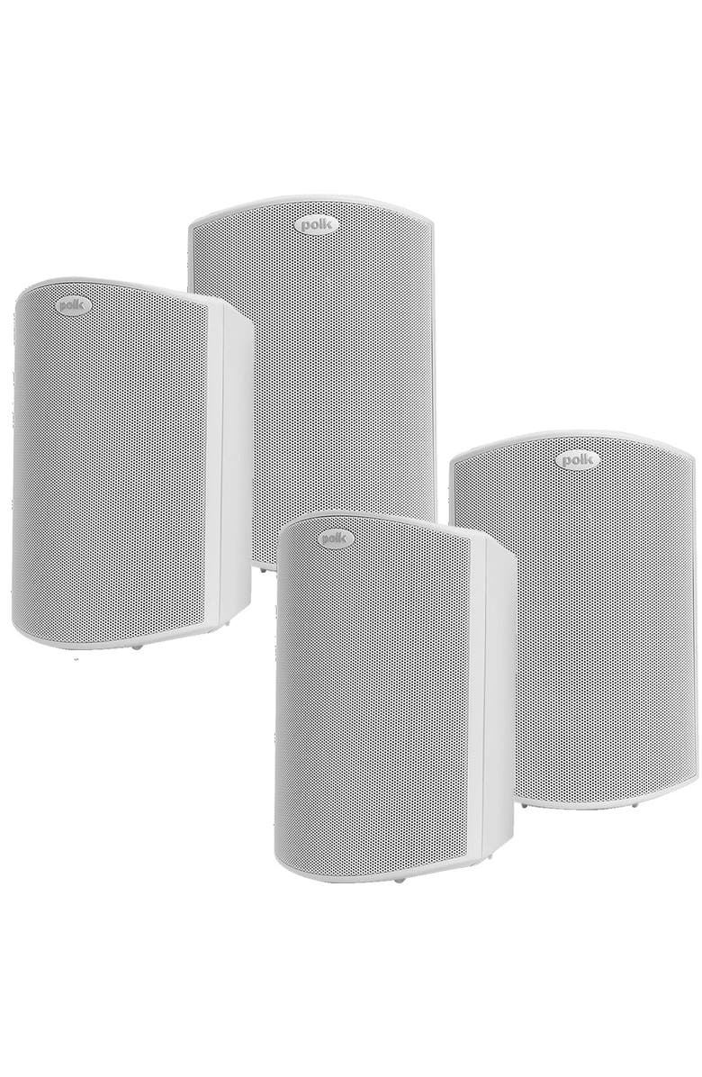 Polk Audio Atrium 5 All Weather Outdoor Loudspeakers - 4 Pack, Main, color, White