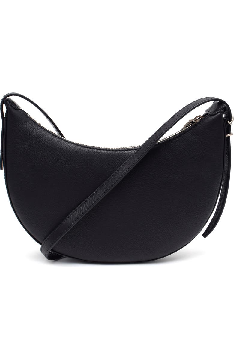 New Amsterdam Leatherworks Silas Crossbody Bag, Alternate, color, Black