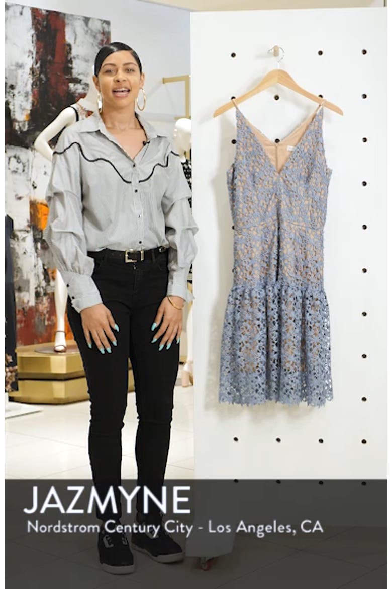 Lily Crochet Fit & Flare Dress video