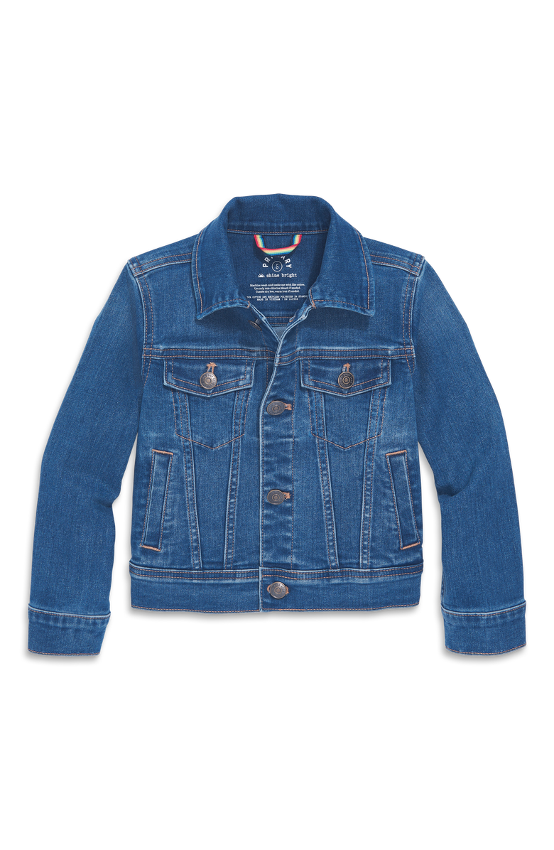 Primary Kids Denim Jacket, Main, color, Classic Wash