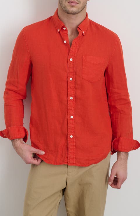 Mill Linen Button-Down Shirt