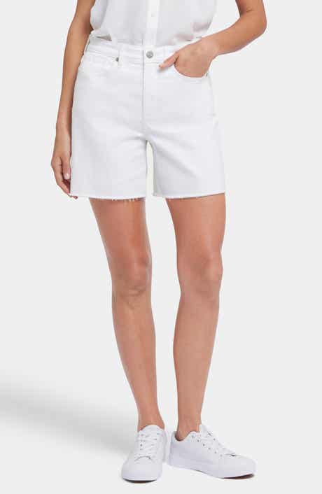 NYDJ Berkyn High Waist Fray Hem Shorts