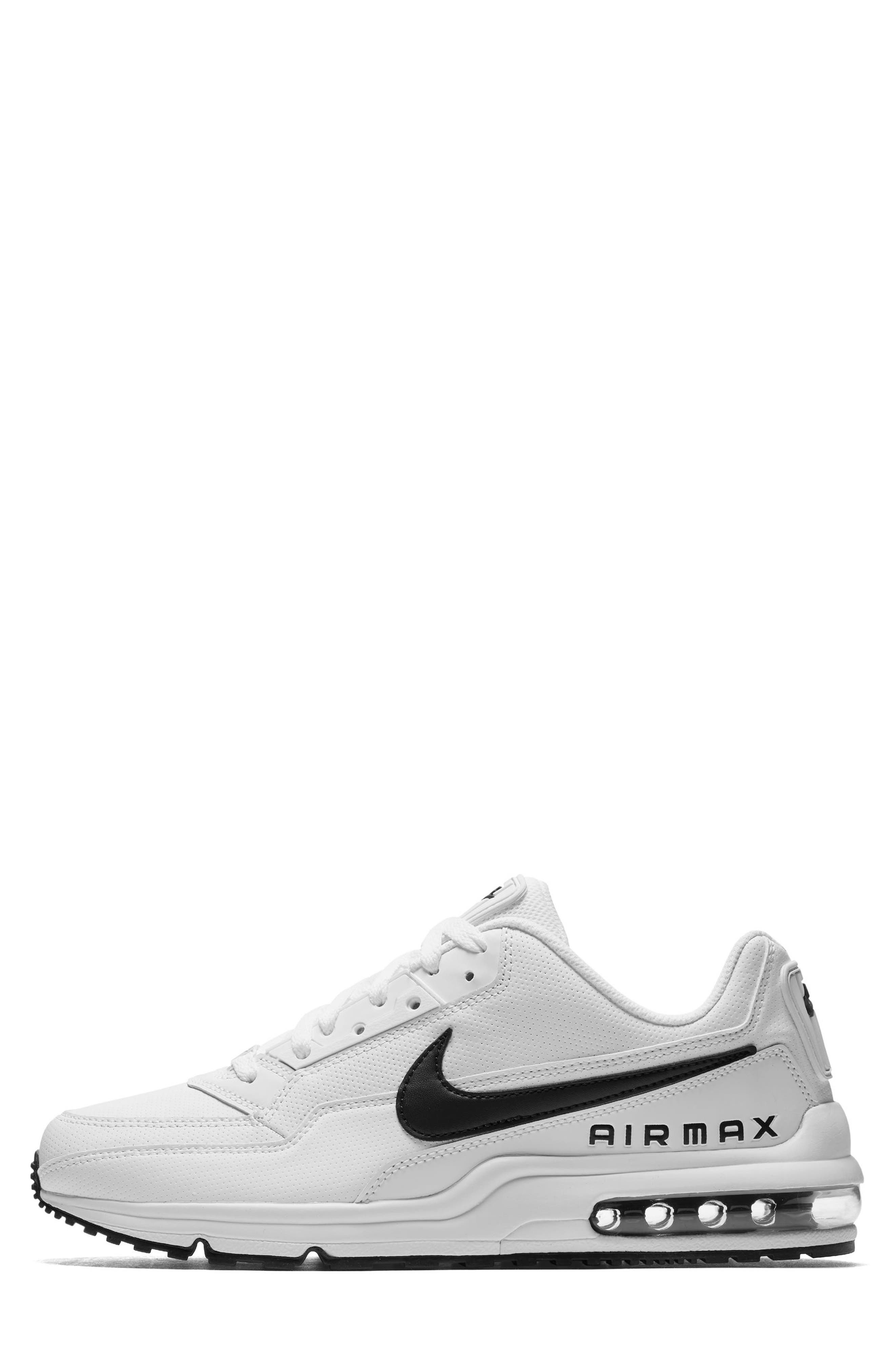Air Max LTD 3 Sneaker, Alternate, color, WHITE/ BLACK