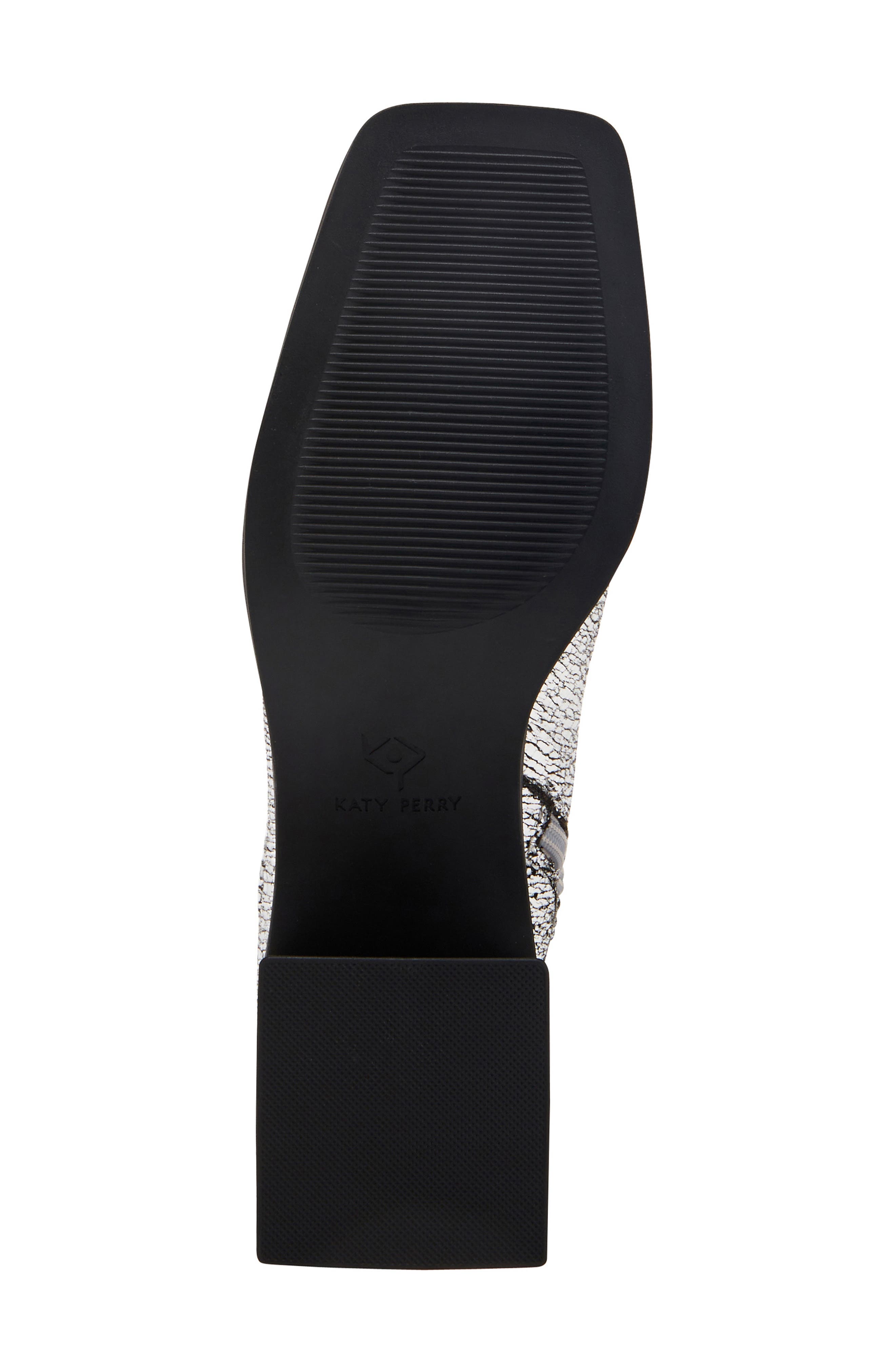 Lolette Square Toe Bootie, Alternate, color, SILVER