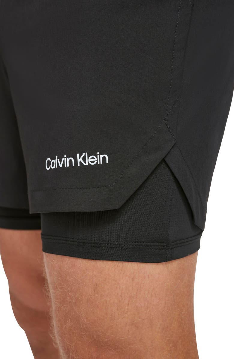 Calvin Klein Cross Fit Volley Swim Trunks, Alternate, color, 