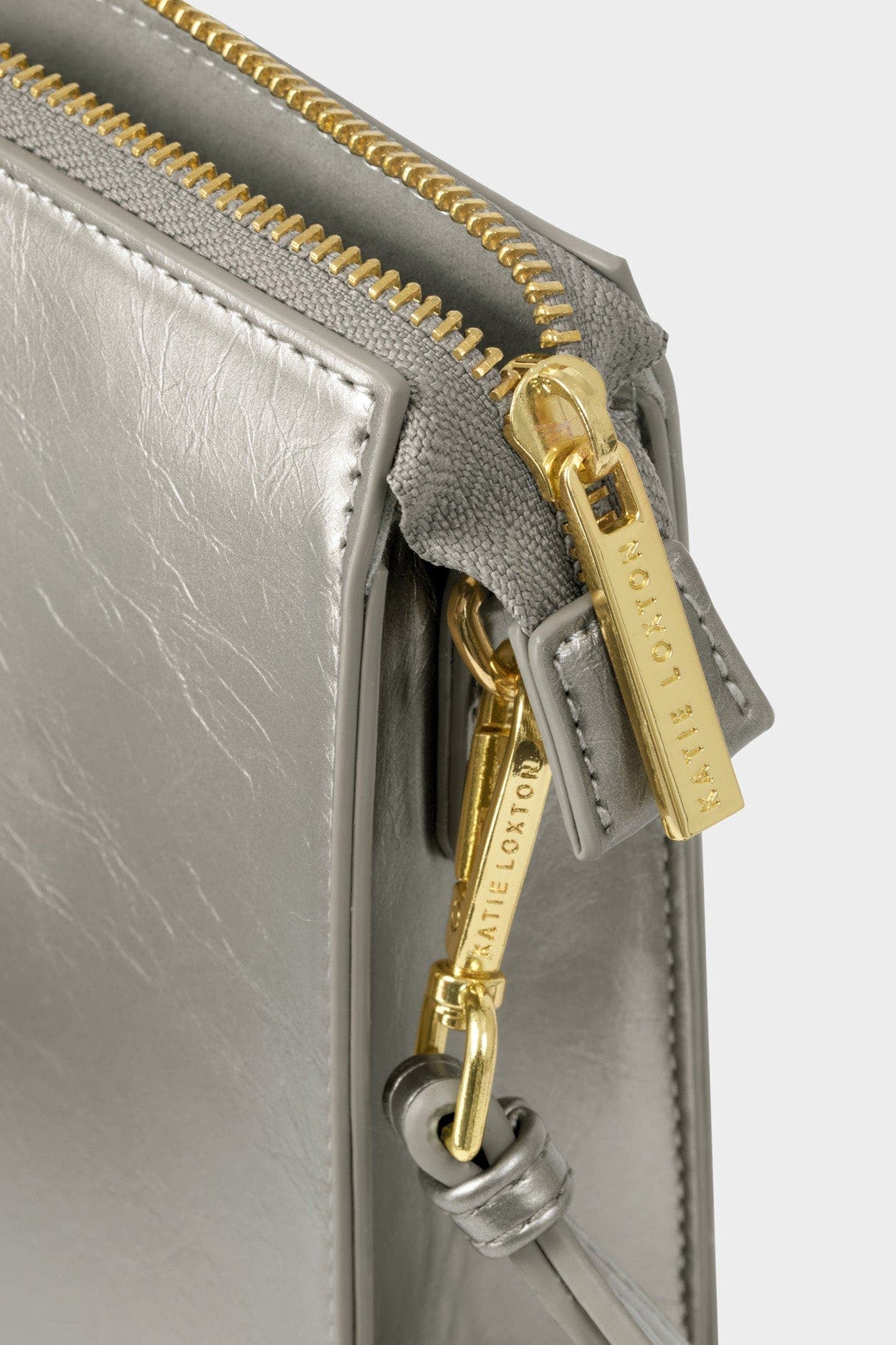 Katie Loxton Avery Slim Crossbody Bag, Alternate, color, Pewter