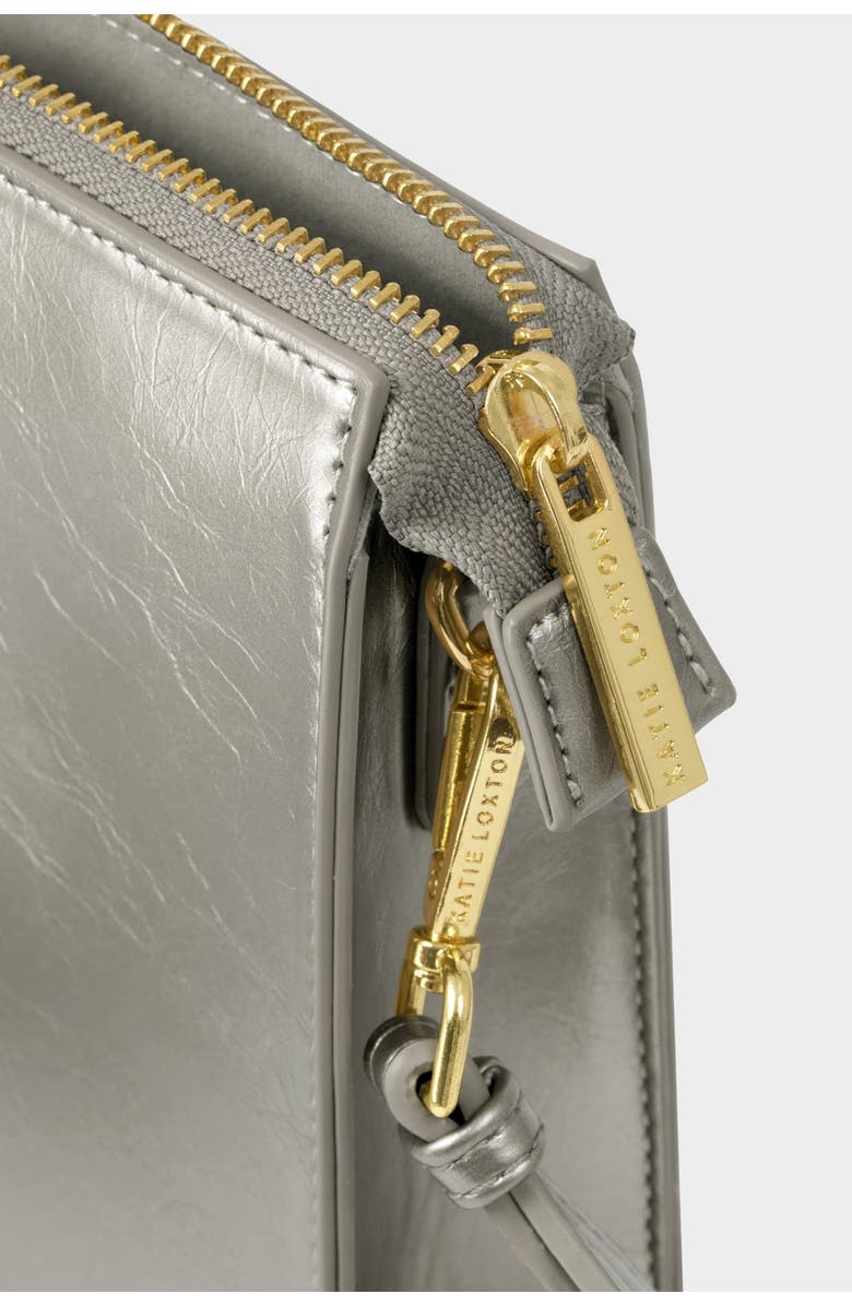 Katie Loxton Avery Slim Crossbody Bag, Alternate, color, Pewter