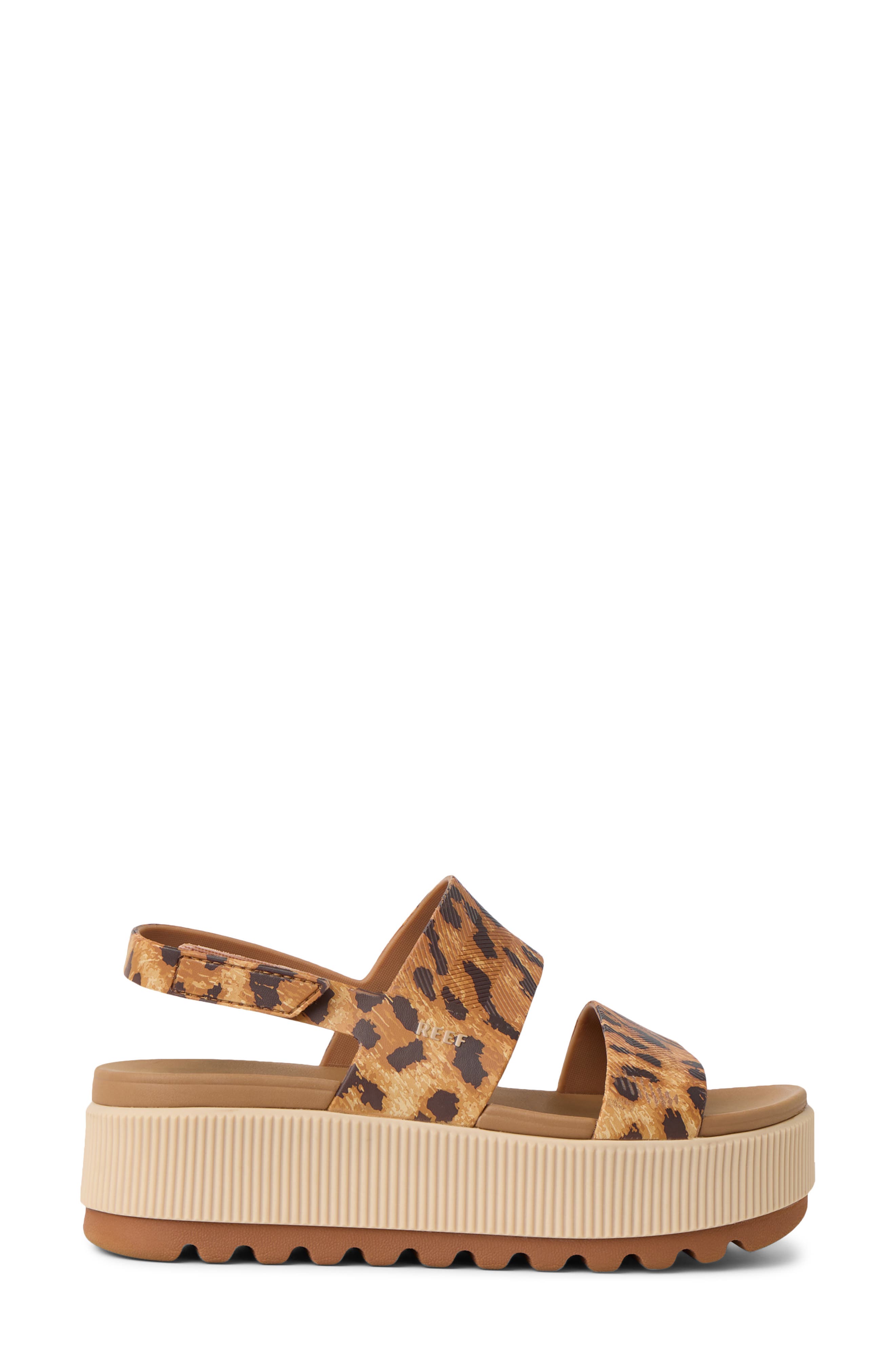 Reef Water Vista Waterproof Platform Slingback Sandal, Alternate, color, Leopard