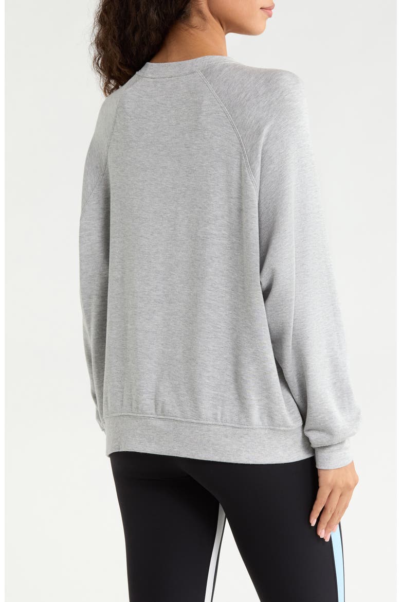 Andie Oversize Crewneck Sweatshirt, Alternate, color, HEATHER GREY