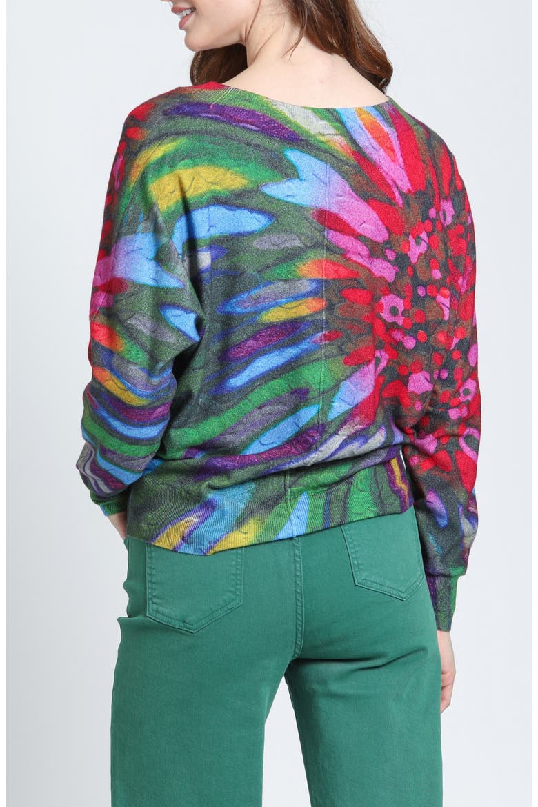 Aurora V-Neck Pullover Sweater, Alternate, color, JEWEL NOIR