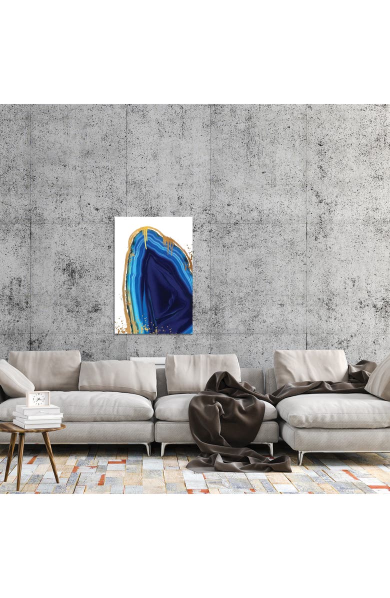 iCanvas Aurora Decadence Canvas Artwork by 5by5collective Canvas Artwork, 18"x12", Alternate, color, Blue