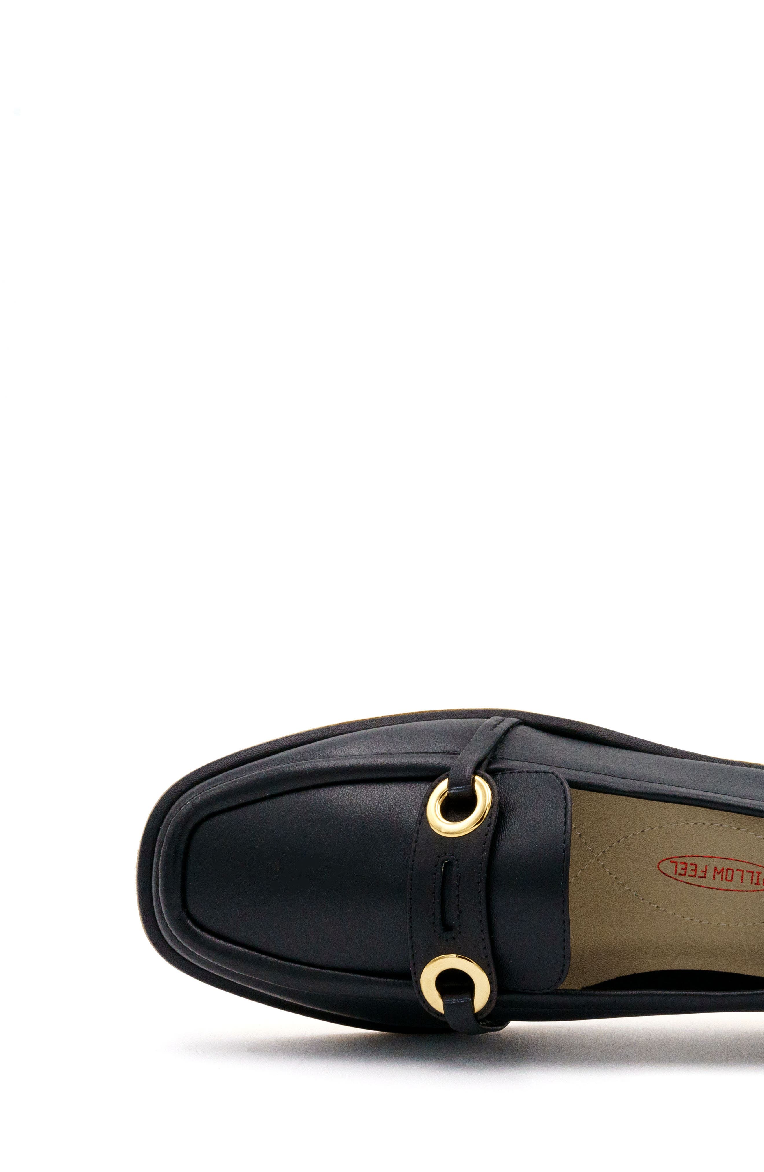 Amalfi by Rangoni Generosa Penny Loafer, Alternate, color, Black Vaporr