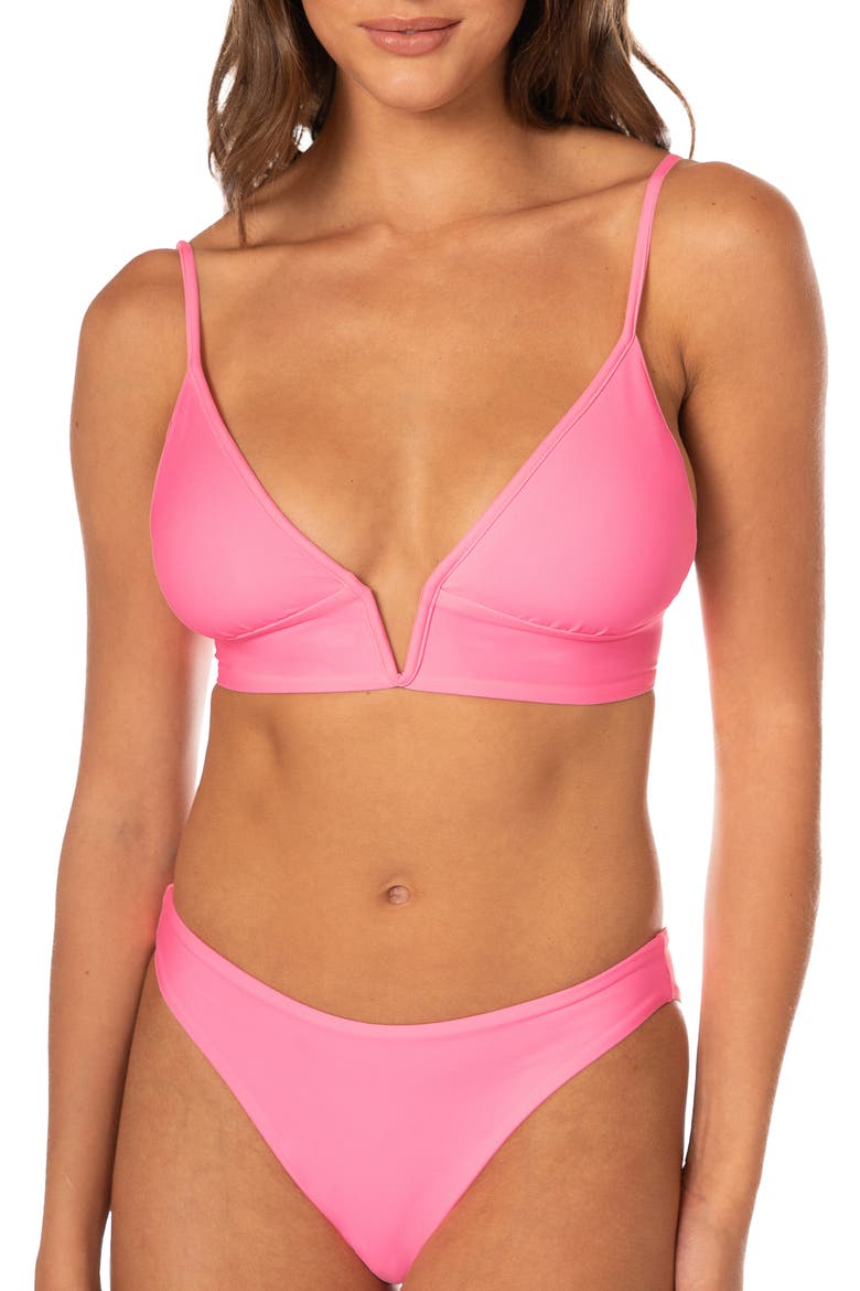 Pink Sublimity Bikini Bottoms, Alternate, color, PINK