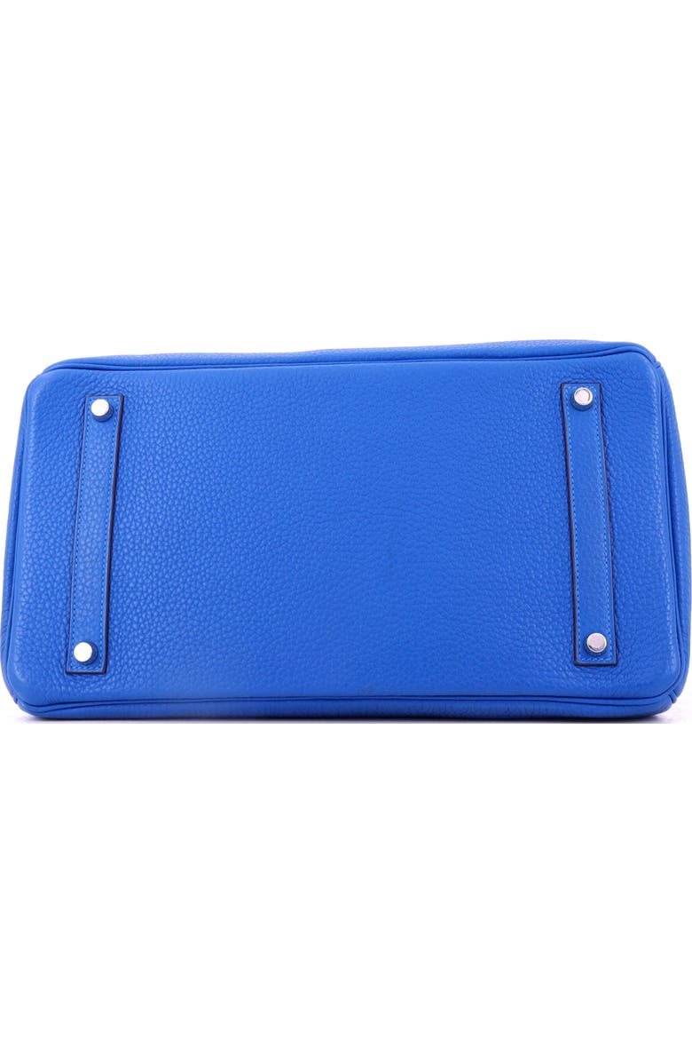 Pre-Owned Hermes Birkin Handbag Blue Clemence with Palladium Hardware 35, Alternate, color, Mykonos