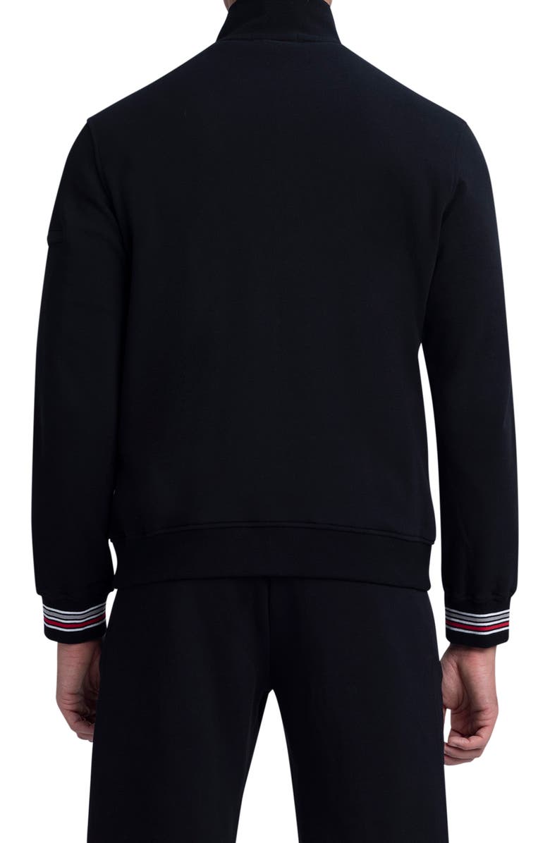 Bugatchi Comfort Cotton Mock Neck Jacket, Alternate, color, 