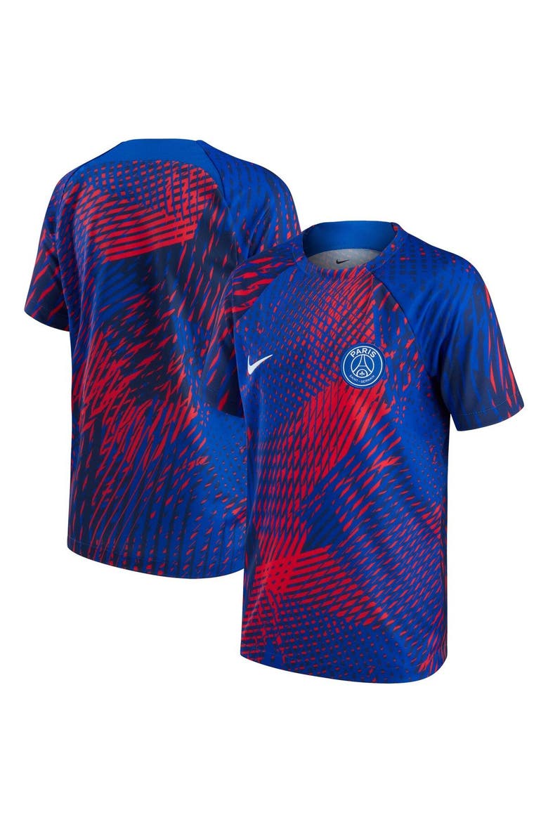 Men's Nike Blue Paris Saint-Germain 2022/23 Pre-Match Top, Main, color, Blue